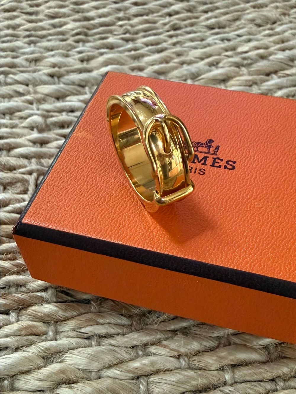 Hermès Buckle Scarf Ring